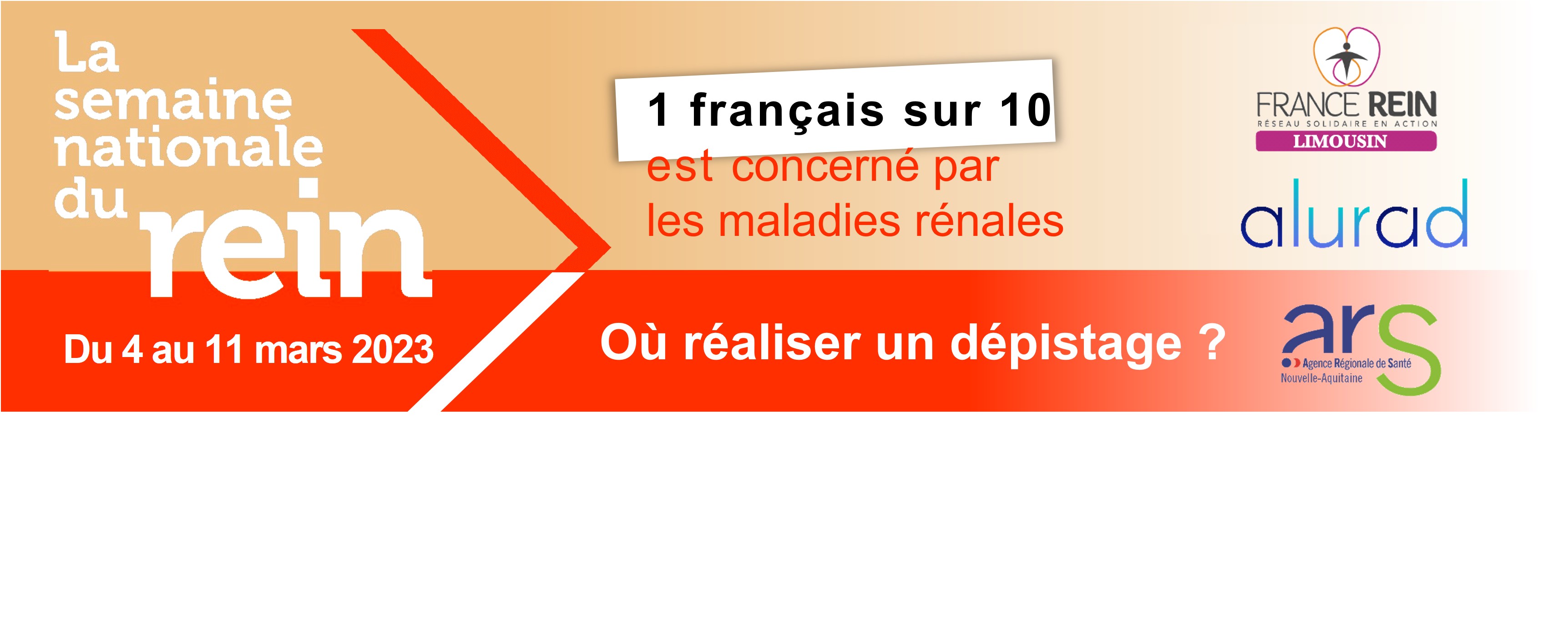 Semaine Nationale du Rein 2023