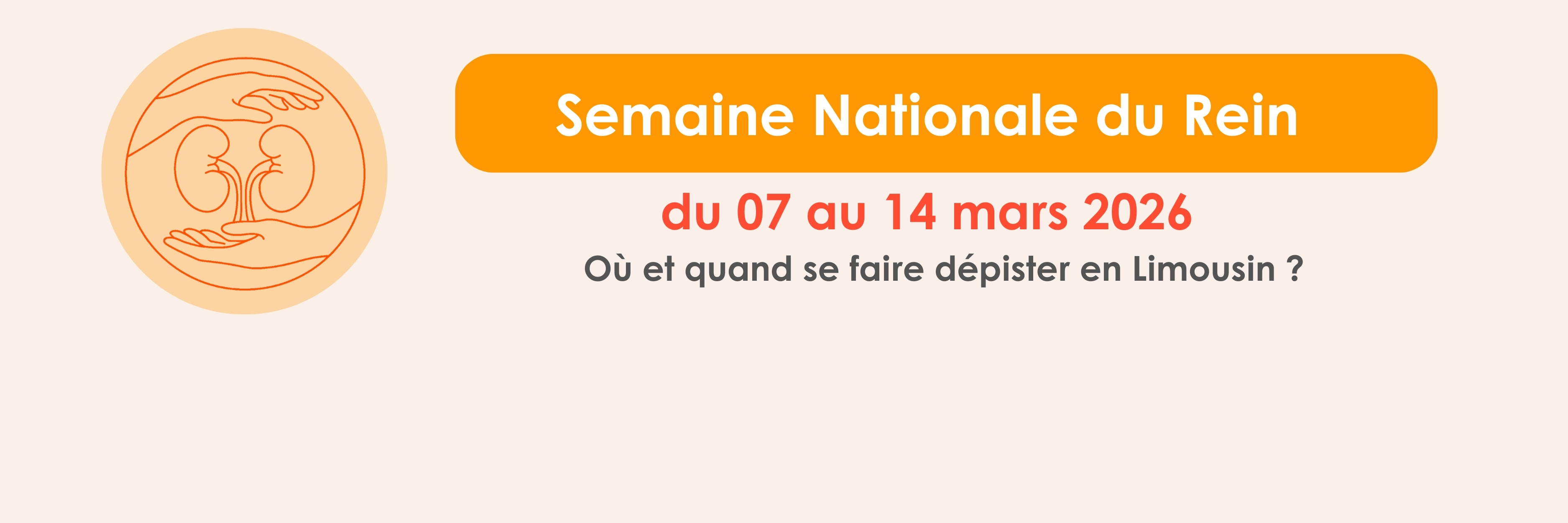 Semaine Nationale du Rein 2026